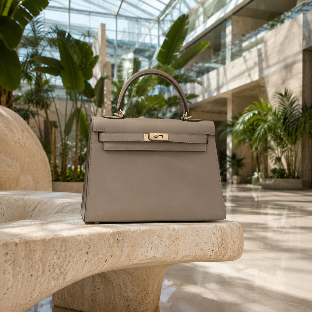 Iria | Bolso de mano taupe