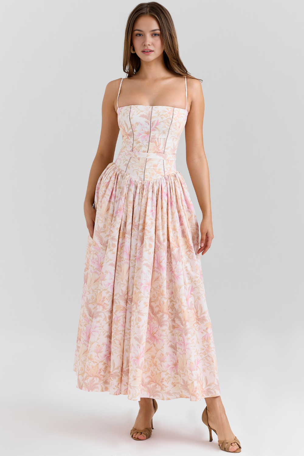 Estrella | Vestido midi floral