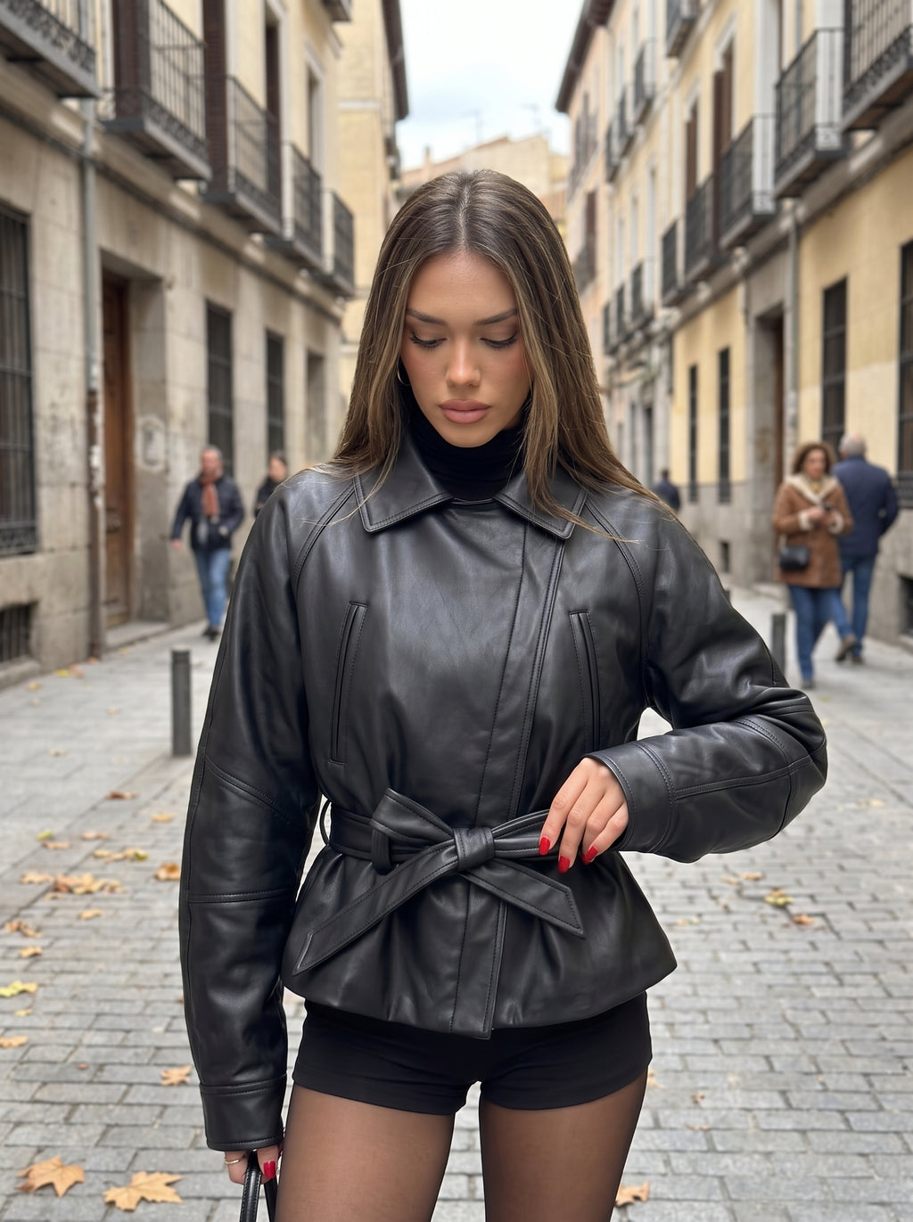 Serina | Chaquetón de cuero