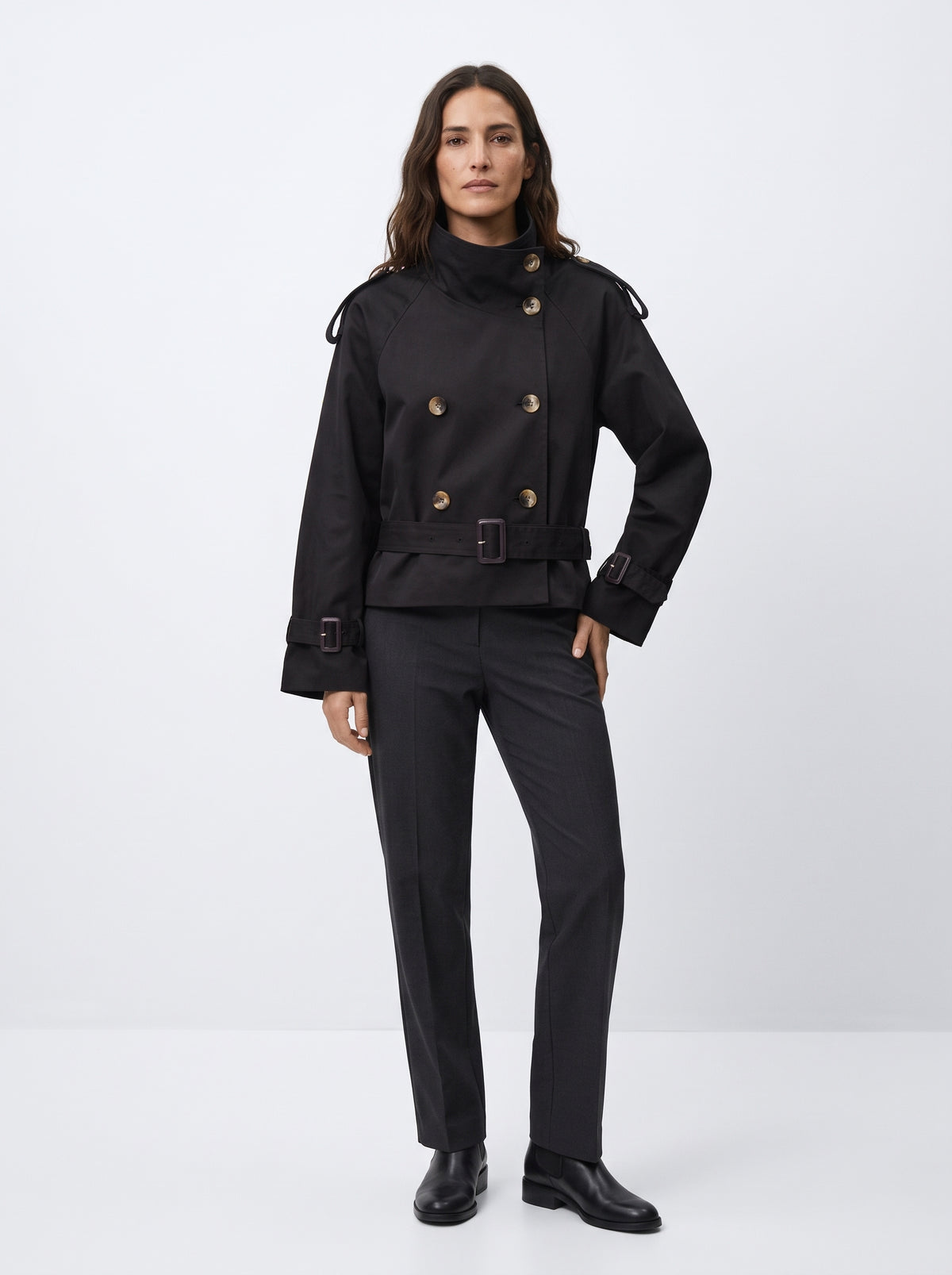 Alicia | Gabardina corta