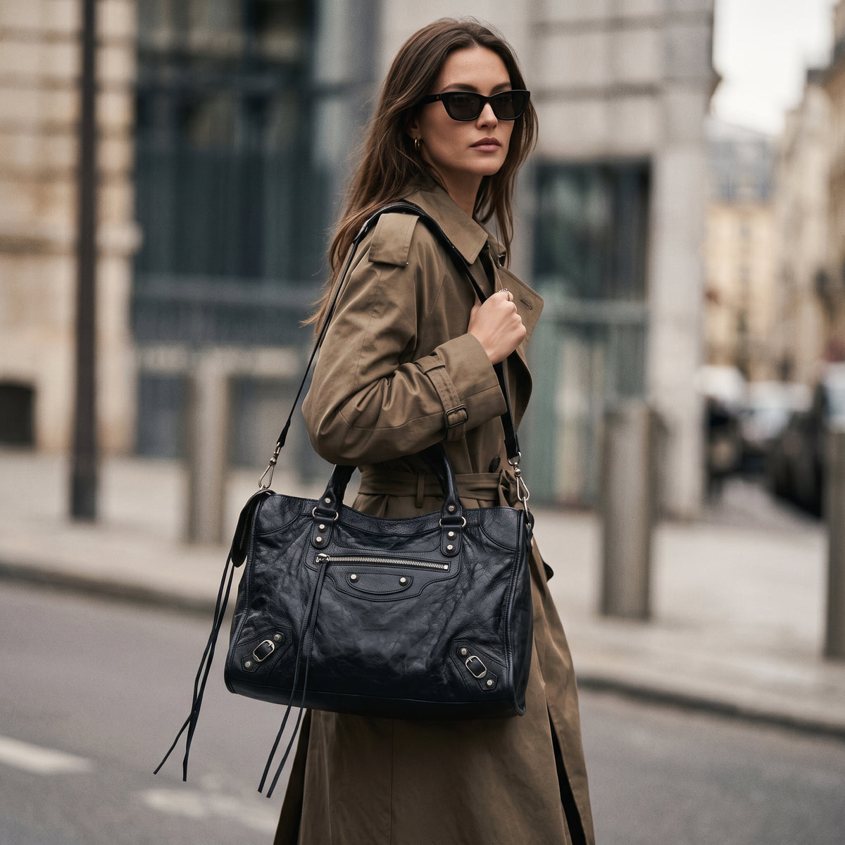 Antía | Bolso informal con remaches