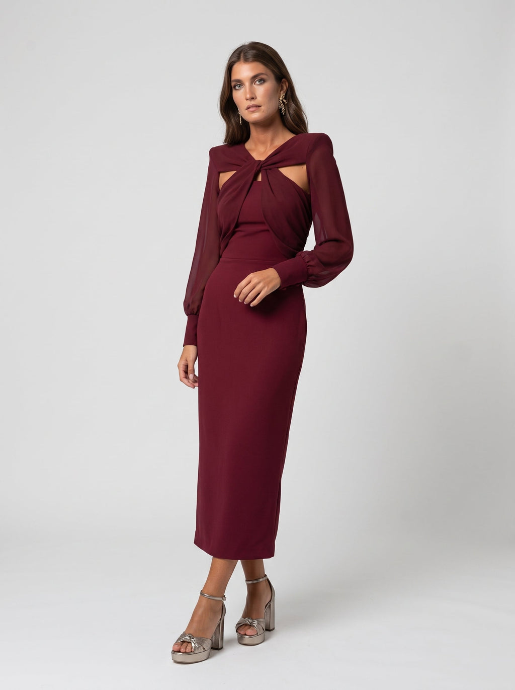 Aurora | Vestido midi elegante