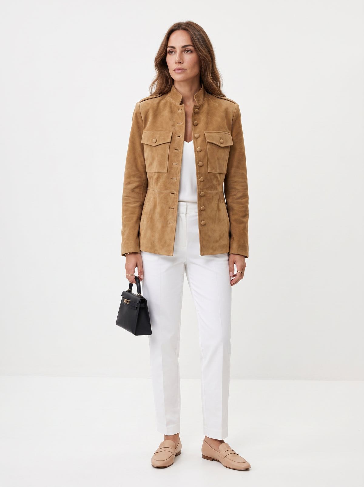 Melissa | Chaqueta de gamuza vintage