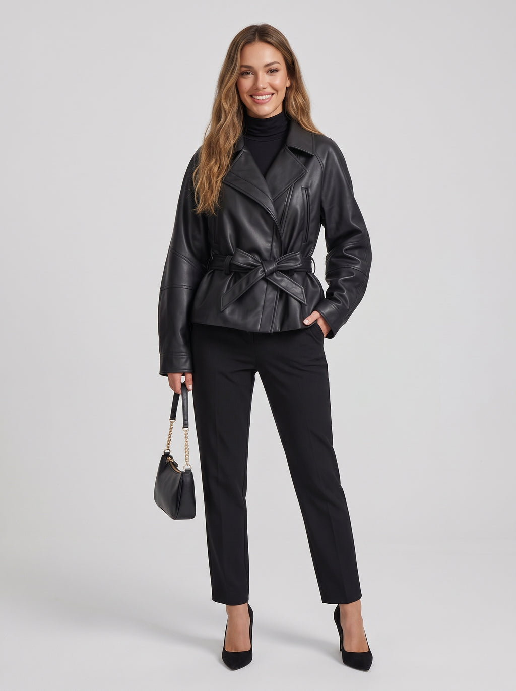 Serina | Chaquetón de cuero