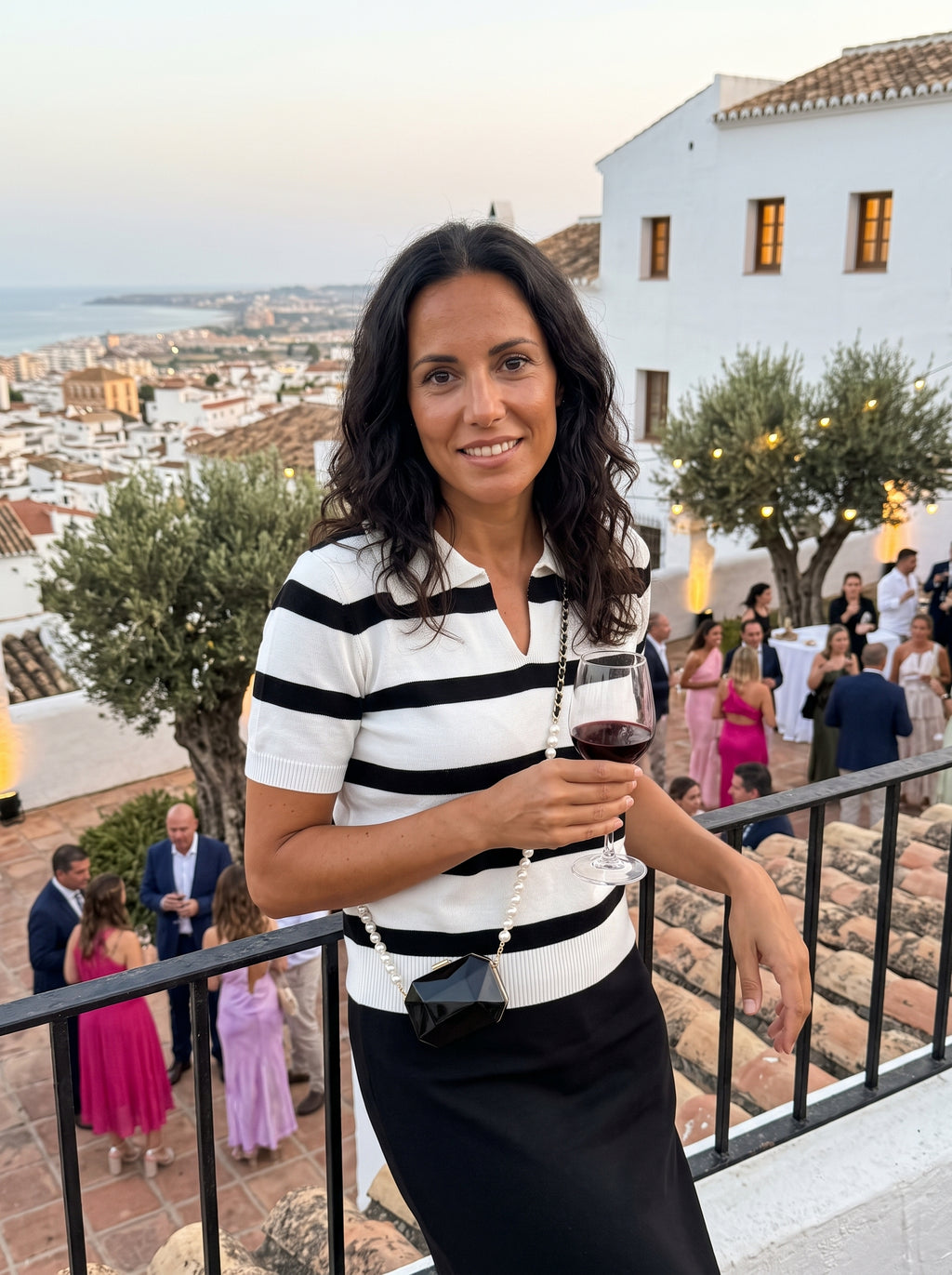 Ángela | Suéter con patrón a rayas