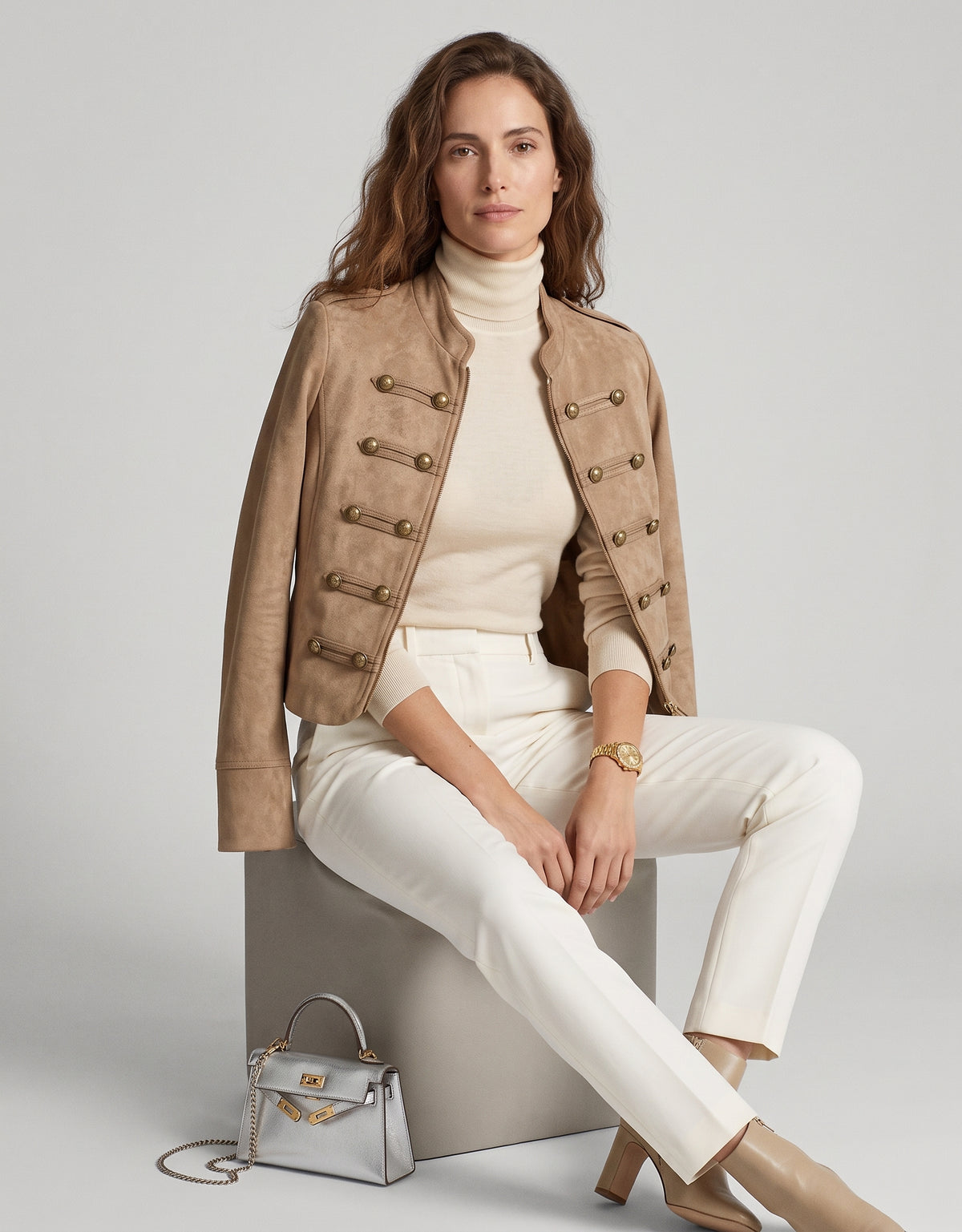 Leonor | Chaqueta elegante con botones de nudo de cuerda