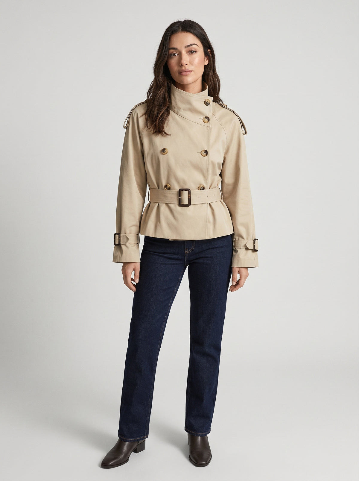 Alicia | Gabardina corta