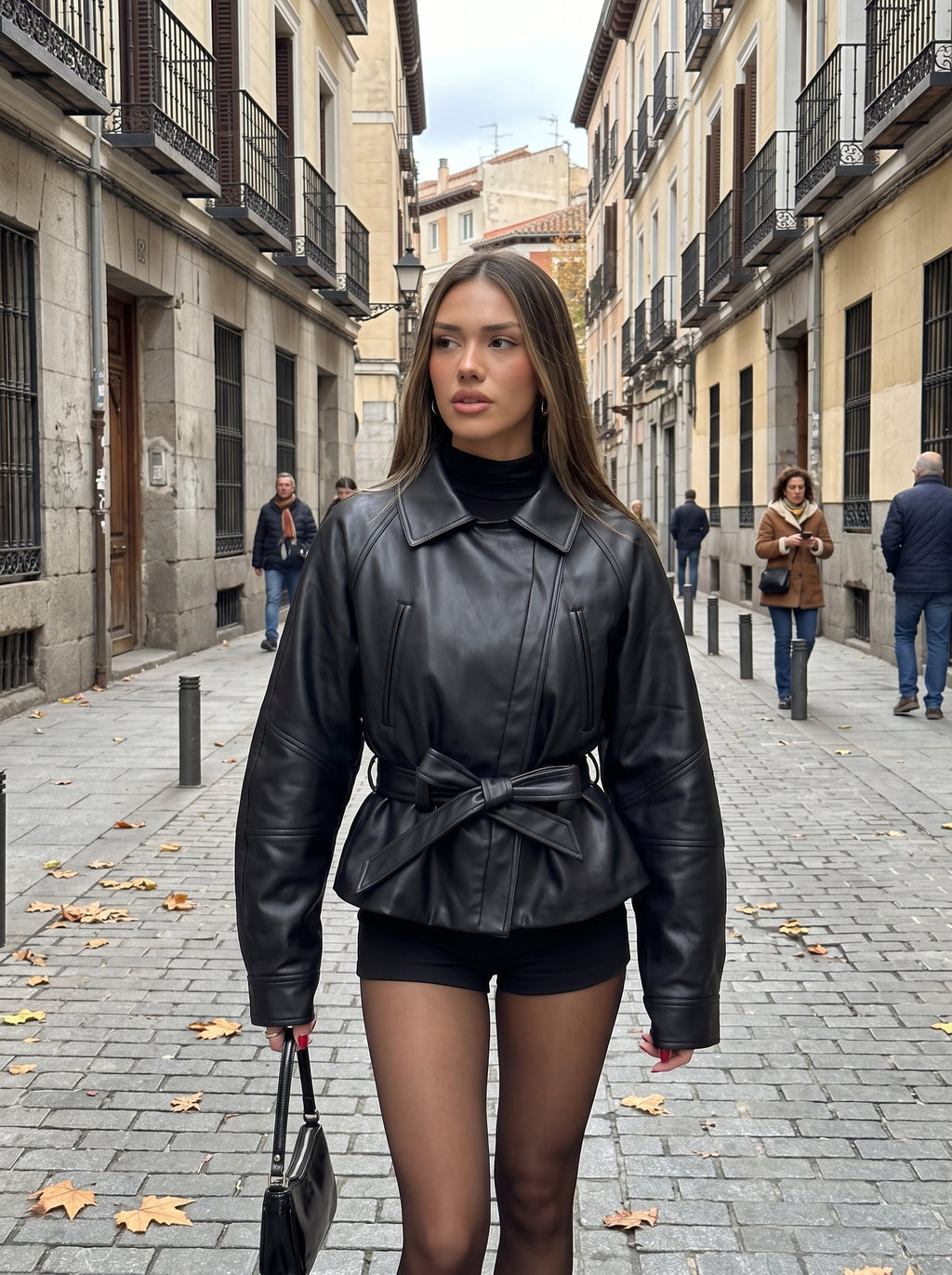 Serina | Chaquetón de cuero