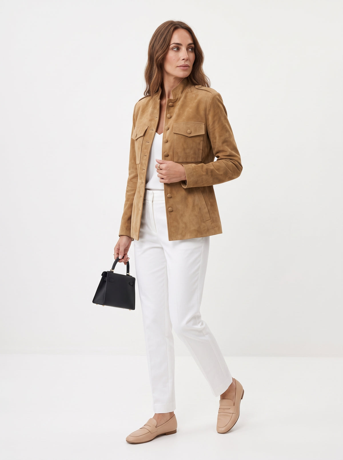 Melissa | Chaqueta de gamuza vintage