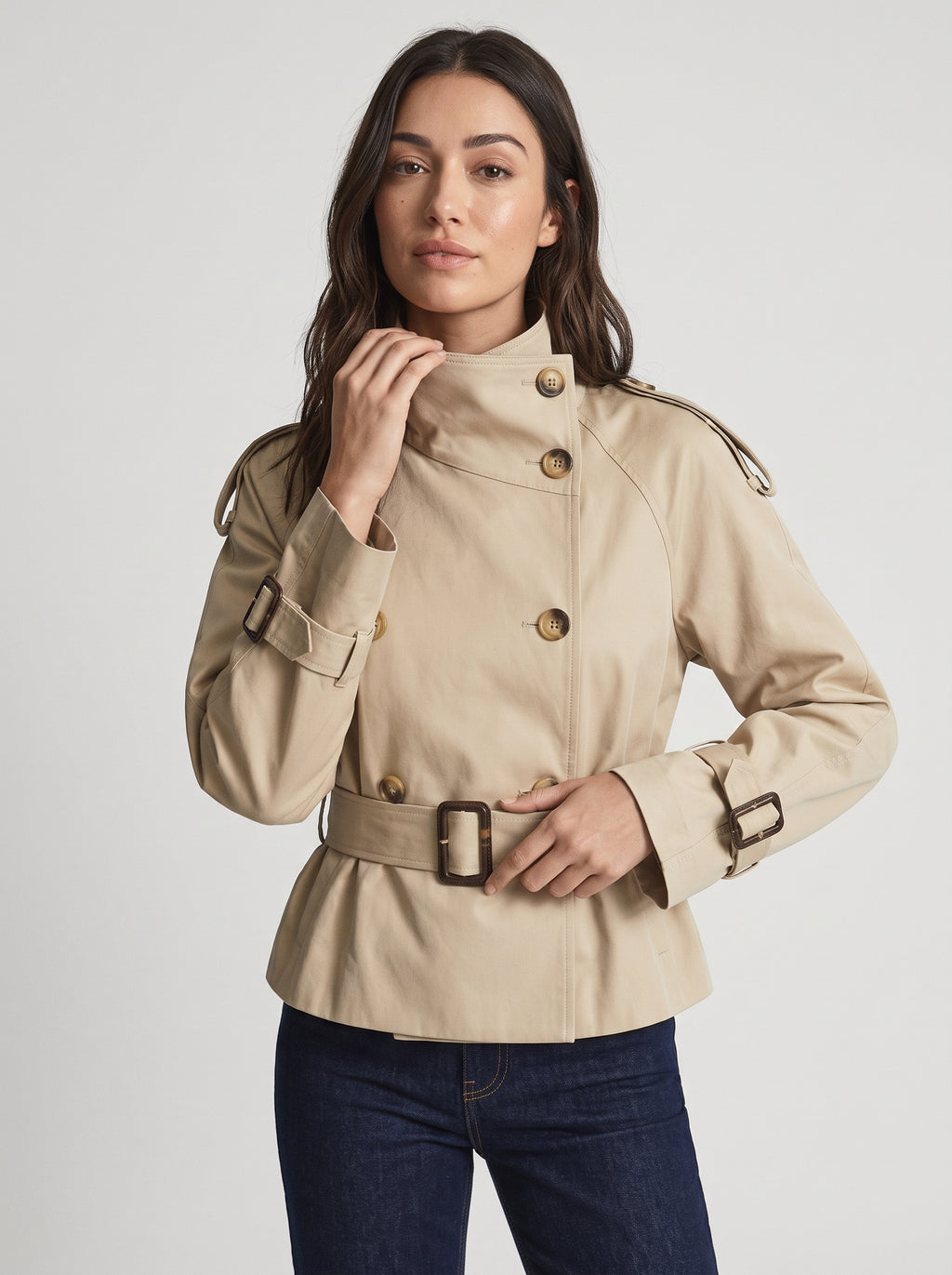 Alicia | Gabardina corta
