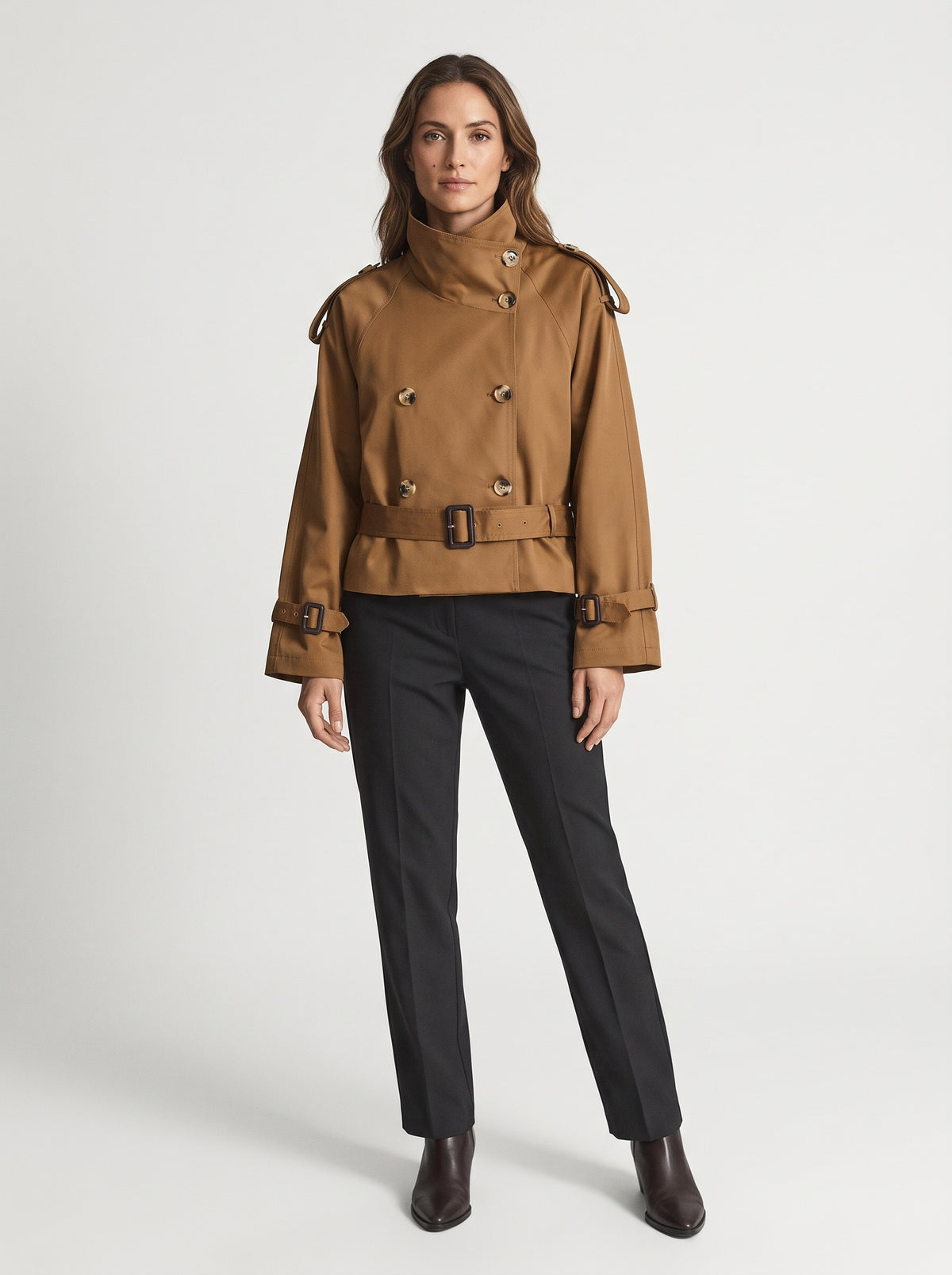 Alicia | Gabardina corta