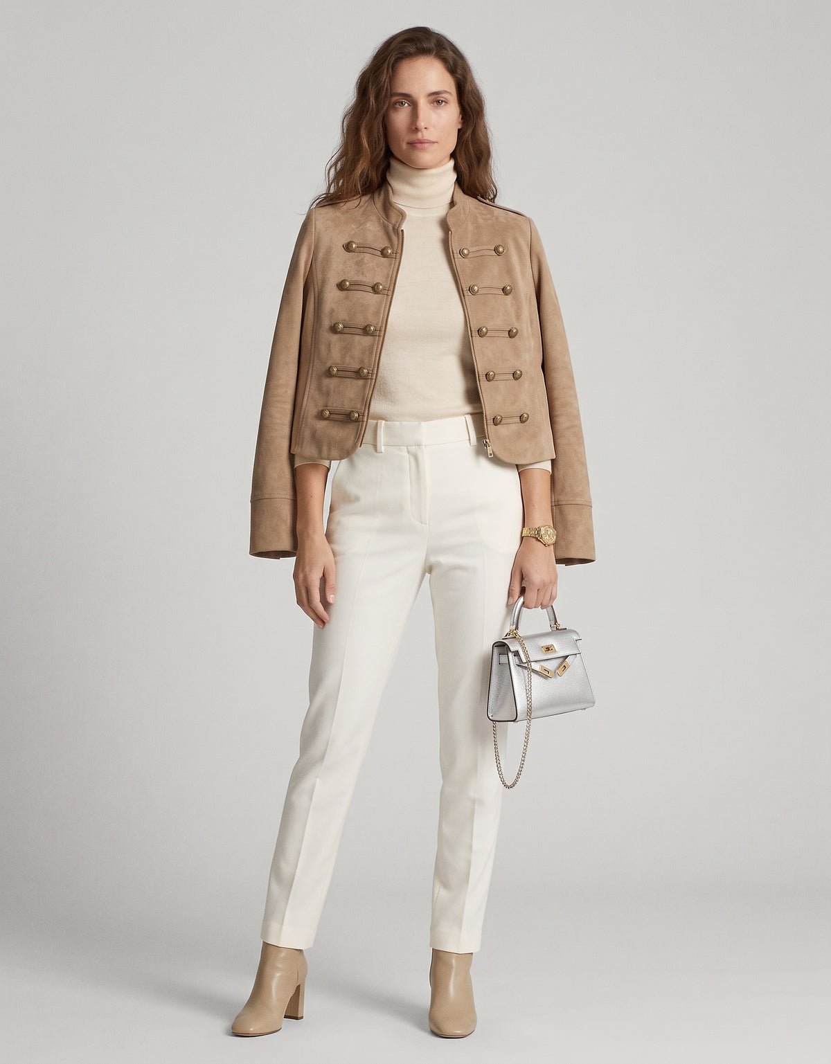Leonor | Chaqueta elegante con botones de nudo de cuerda