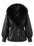 Nevada | Abrigo con cuello de piel