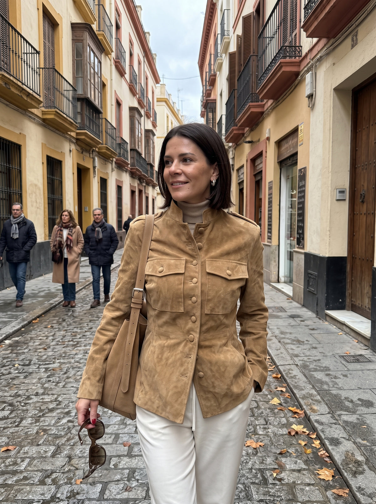Melissa | Chaqueta de gamuza vintage