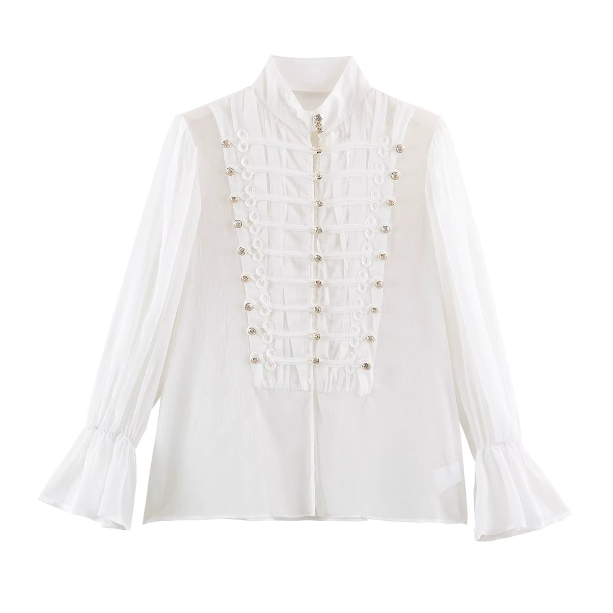 Eleonora | Blusa vintage estilo chino