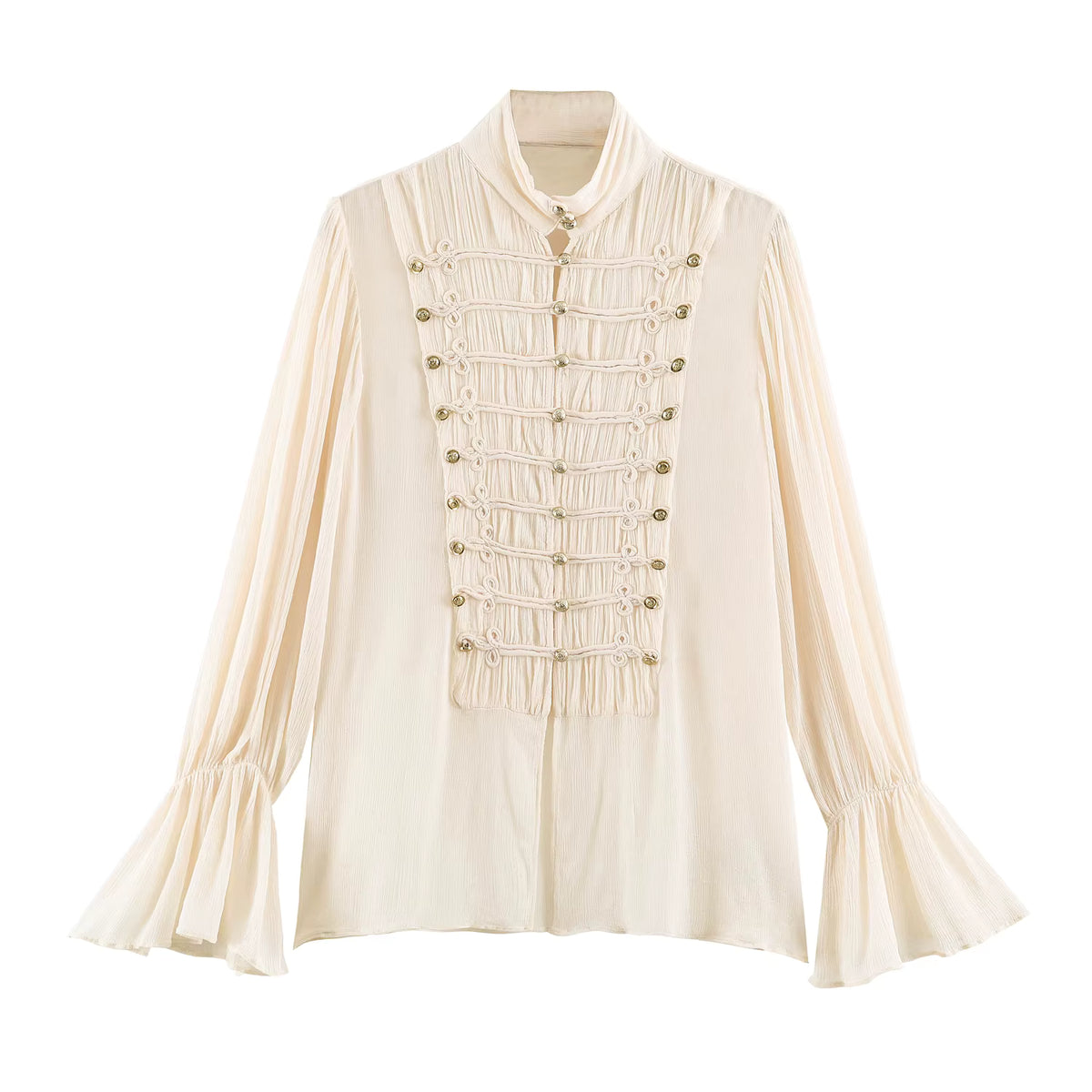 Eleonora | Blusa vintage estilo chino