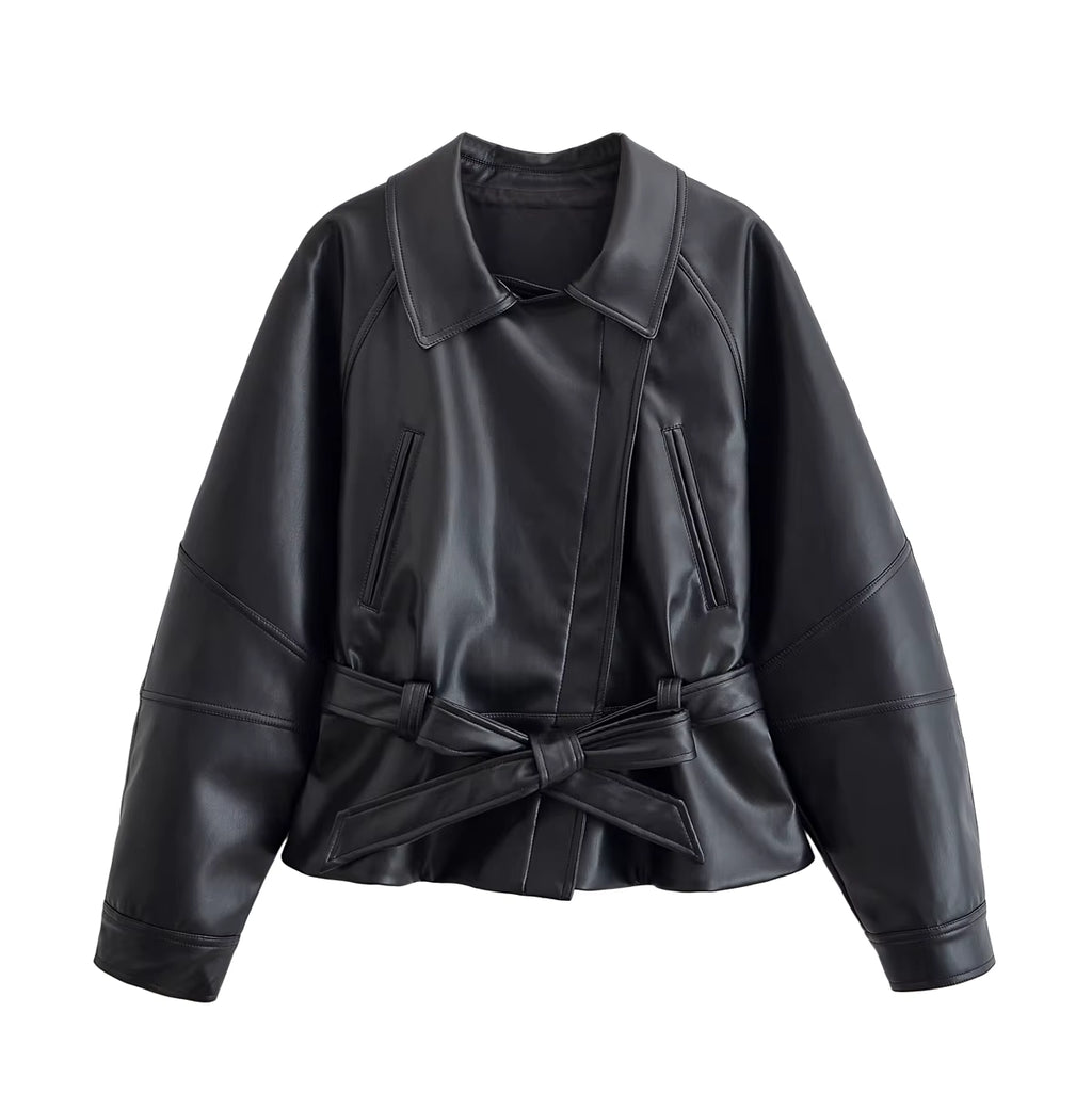 Serina | Chaquetón de cuero
